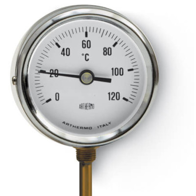 Термометр Arthermo AR-T/RAD 60 (Ø60 мм, гільза 100 мм, 0-120 ° С)