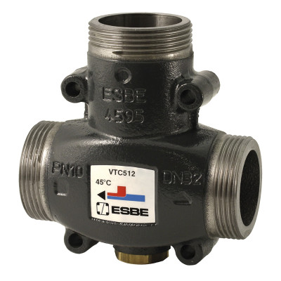 Триходовий термічний клапан ESBE VTС 512 G1 1/2" DN32 55°С kvs 14