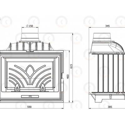 Камінна топка KAWMET W13 (9.5 kW) EKO