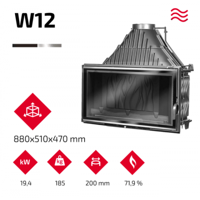 Камінна топка KAWMET W12 (19.4 kW)