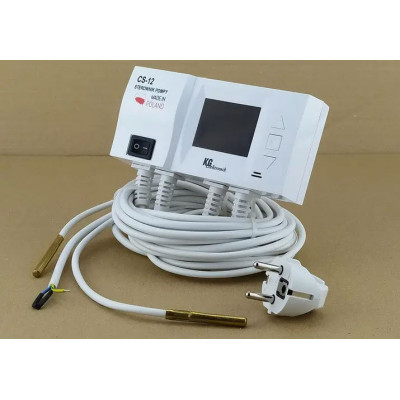 Автоматика для циркуляційного насоса з буфером, KG Elektronik CS-12 (2 датчика)