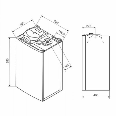 Двоконтурний газовий котел Baxi Nuvola Duo-tec+ 24 GA