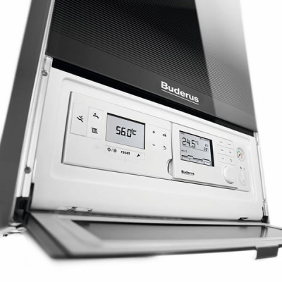 Двоконтурний конденсаційний котел Buderus Logamax plus GB172i-14 KD (чорний) (7736901142)